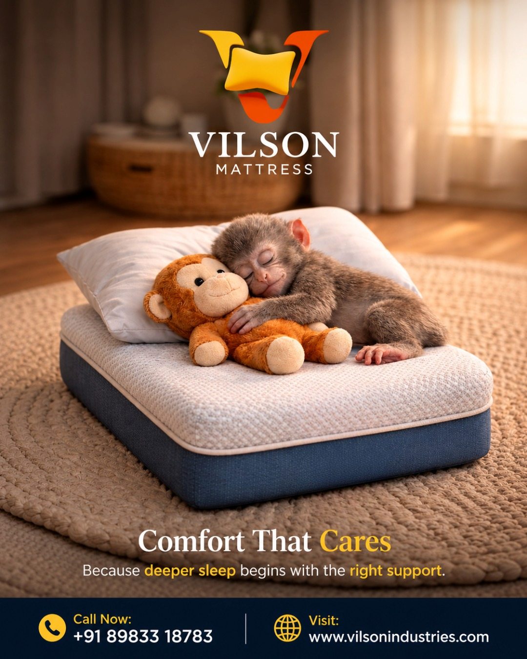 Experience Comfort That Cares with Vilson Mattress
