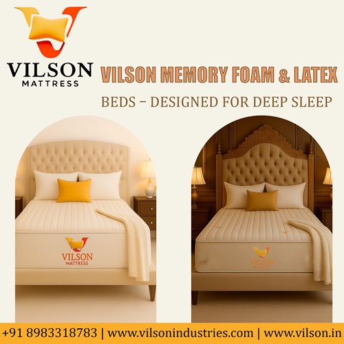 Sleep Better, Live Better with Vilson Mattress!