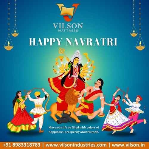 Vilson Mattress Wishes You a Happy Navratri