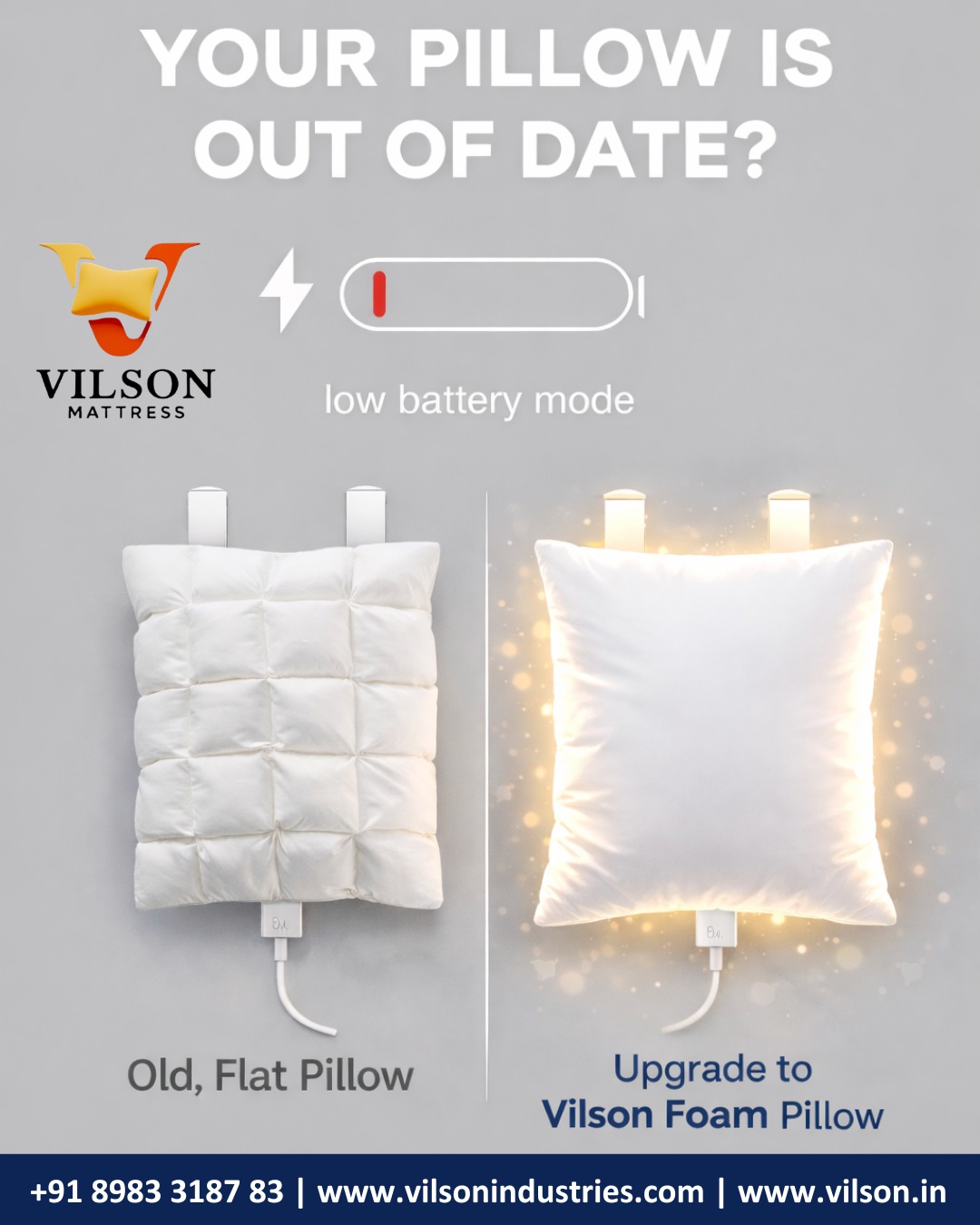 Is your pillow running on low battery?